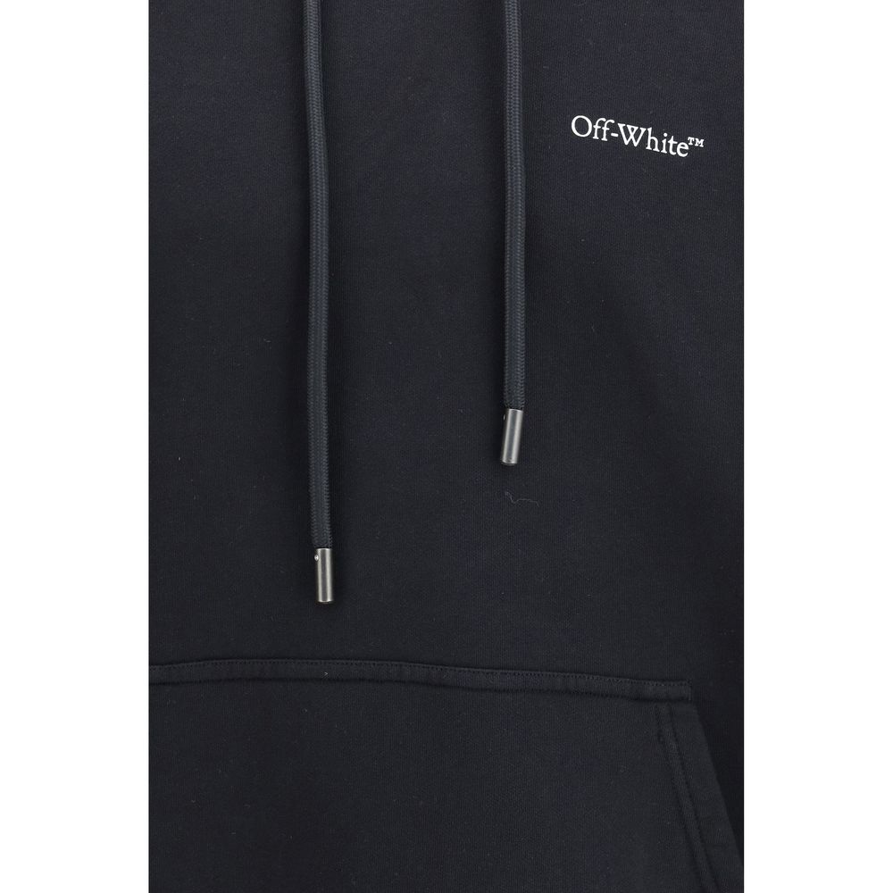 Off-White Black Cotton Sweatshirt Off-White