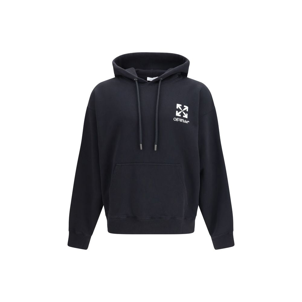 Off-White Black Cotton Sweatshirt Off-White