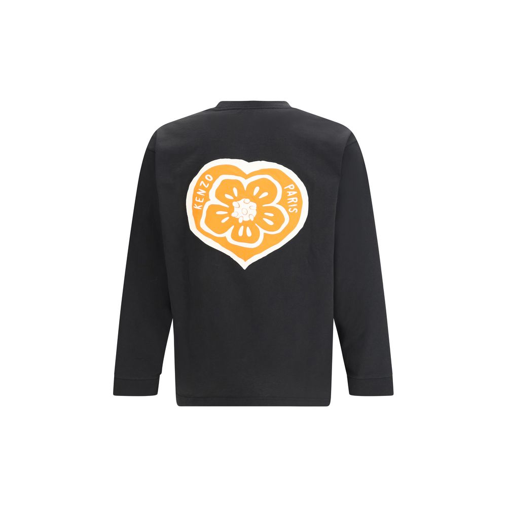 Kenzo Black Cotton Long Sleeve T-Shirt Kenzo