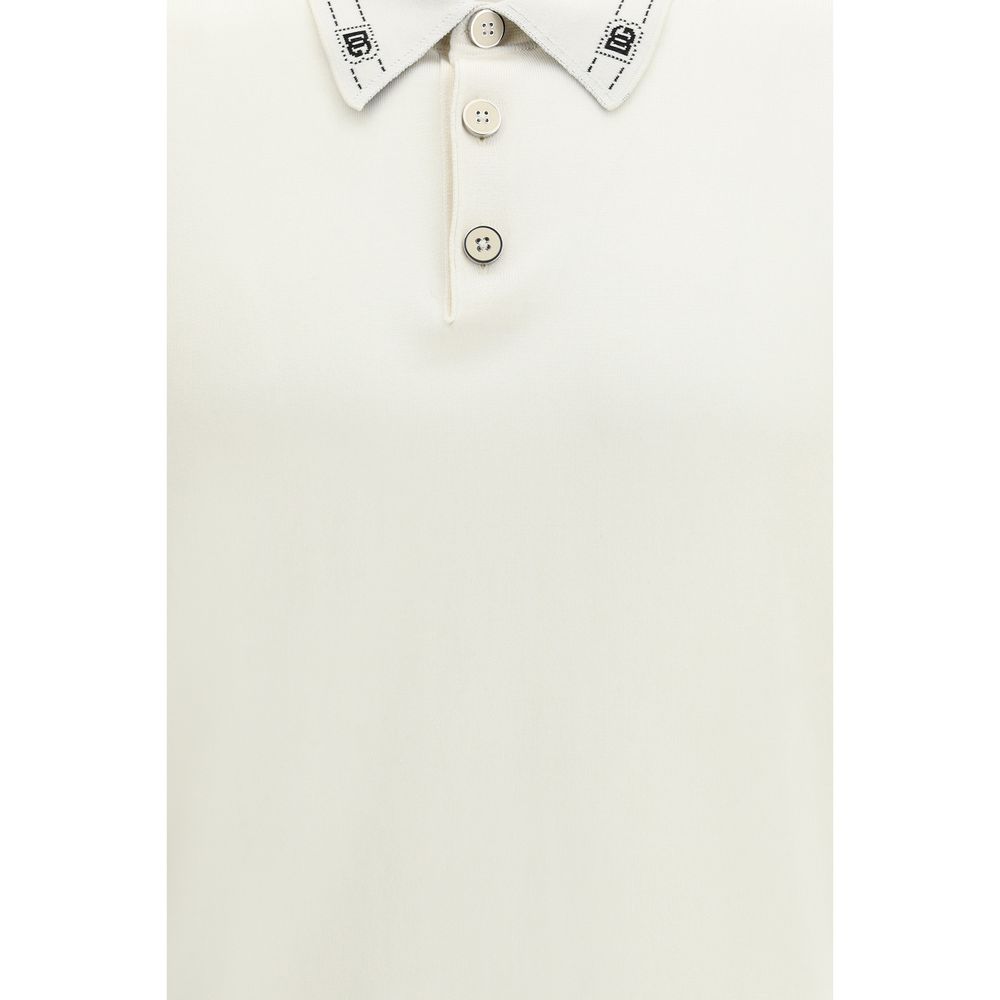 Dolce & Gabbana Beige Silk Polo Shirt Dolce & Gabbana