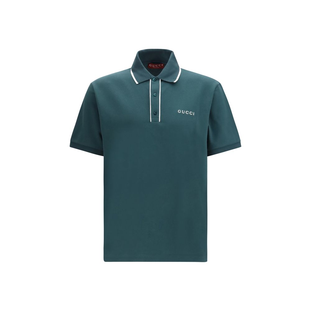 Gucci Bicolor Cotton Polo Shirt Gucci