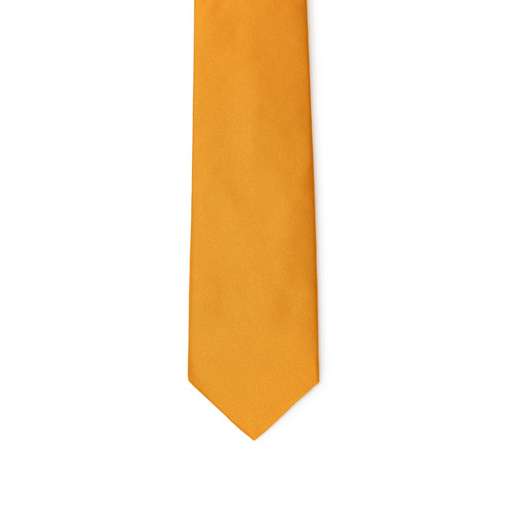 Dolce & Gabbana Orange Silk Tie Dolce & Gabbana