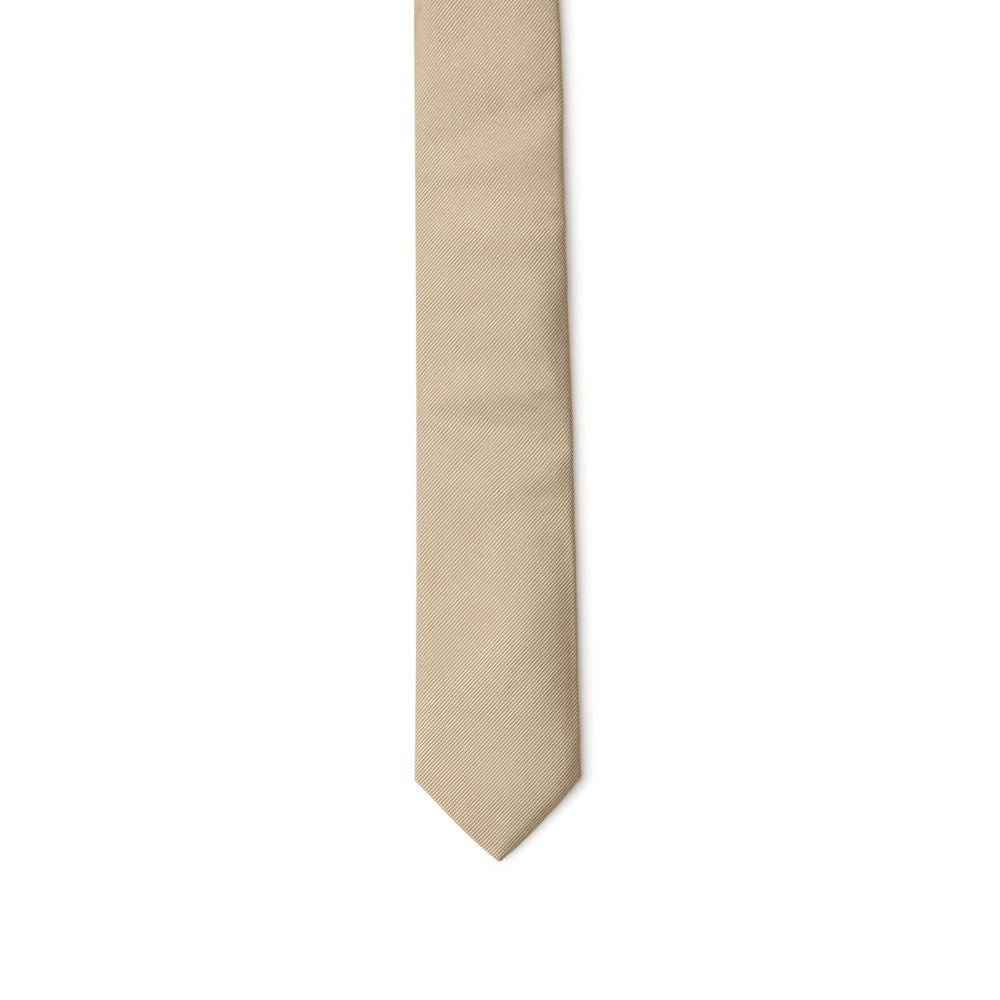 Dolce & Gabbana Gold Silk Tie Dolce & Gabbana