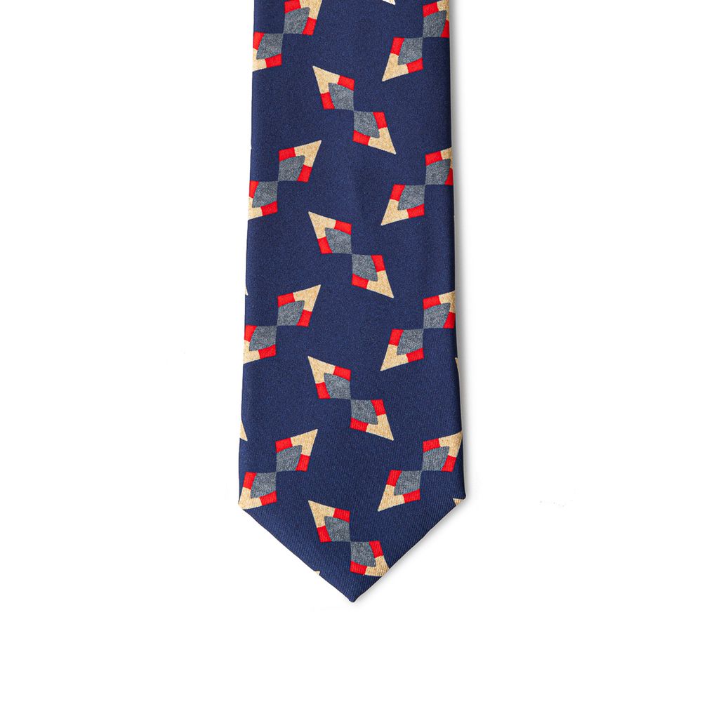 Giorgio Armani Blue Silk Tie Giorgio Armani