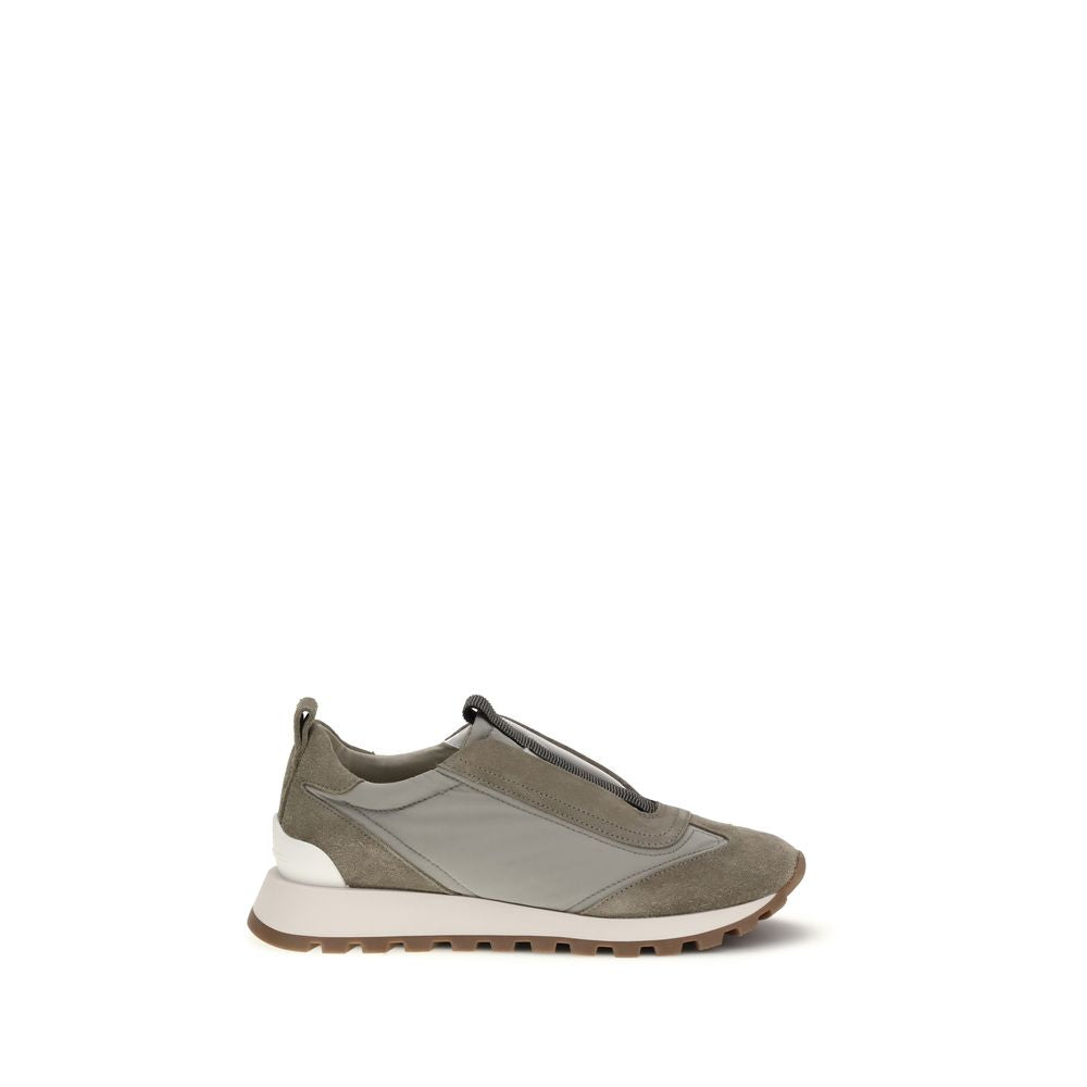 Brunello Cucinelli Bicolor Polyester Sneakers Brunello Cucinelli