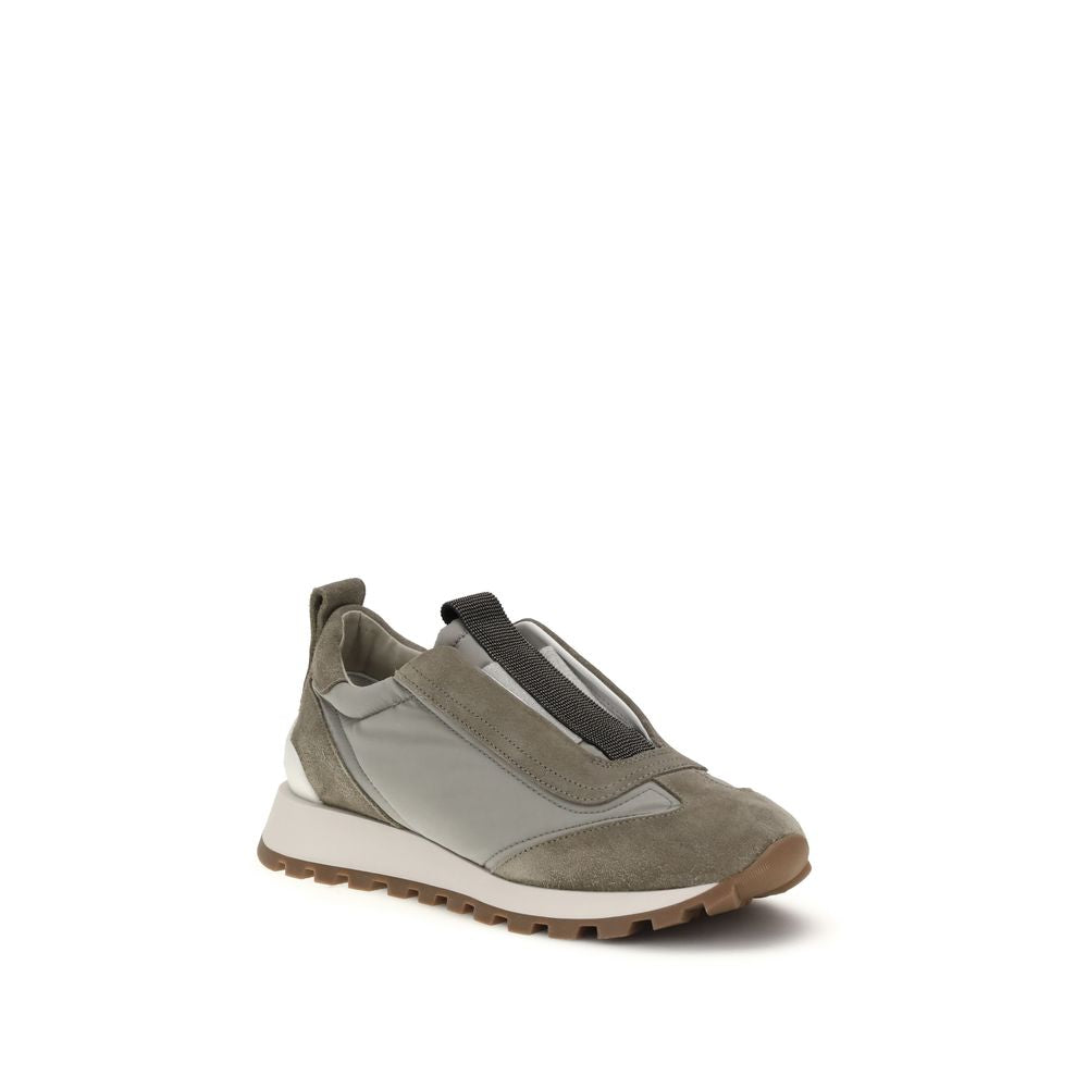 Brunello Cucinelli Bicolor Polyester Sneakers Brunello Cucinelli