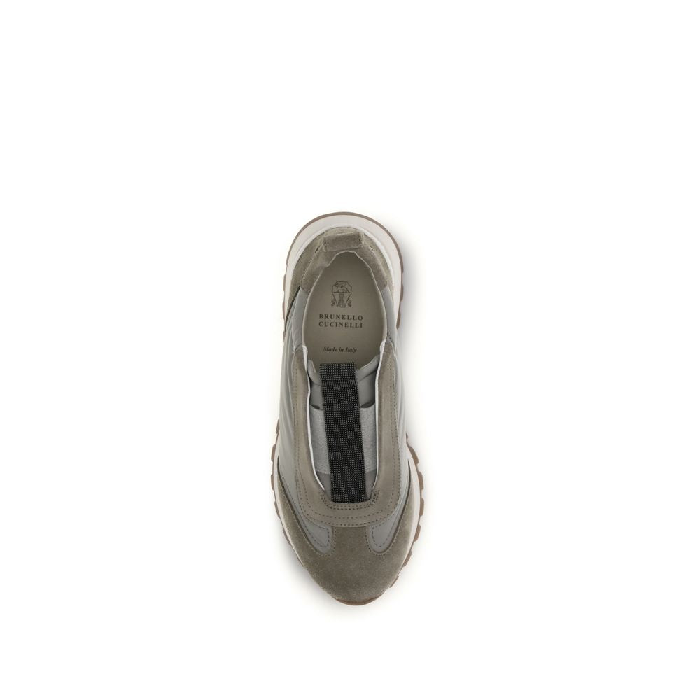 Brunello Cucinelli Bicolor Polyester Sneakers Brunello Cucinelli