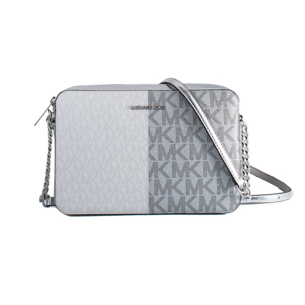 Michael Kors Gray Canvas Crossbody Bag Michael Kors