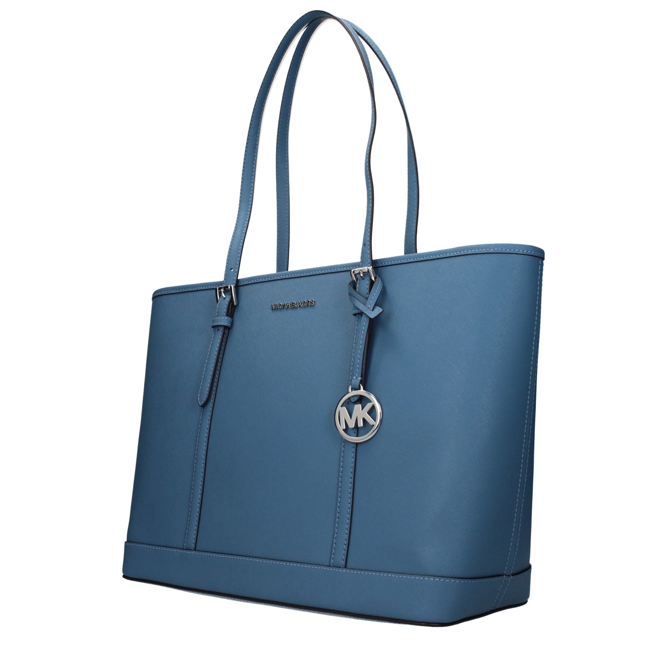 Michael Kors Blue Leather Shoulder Bag Michael Kors