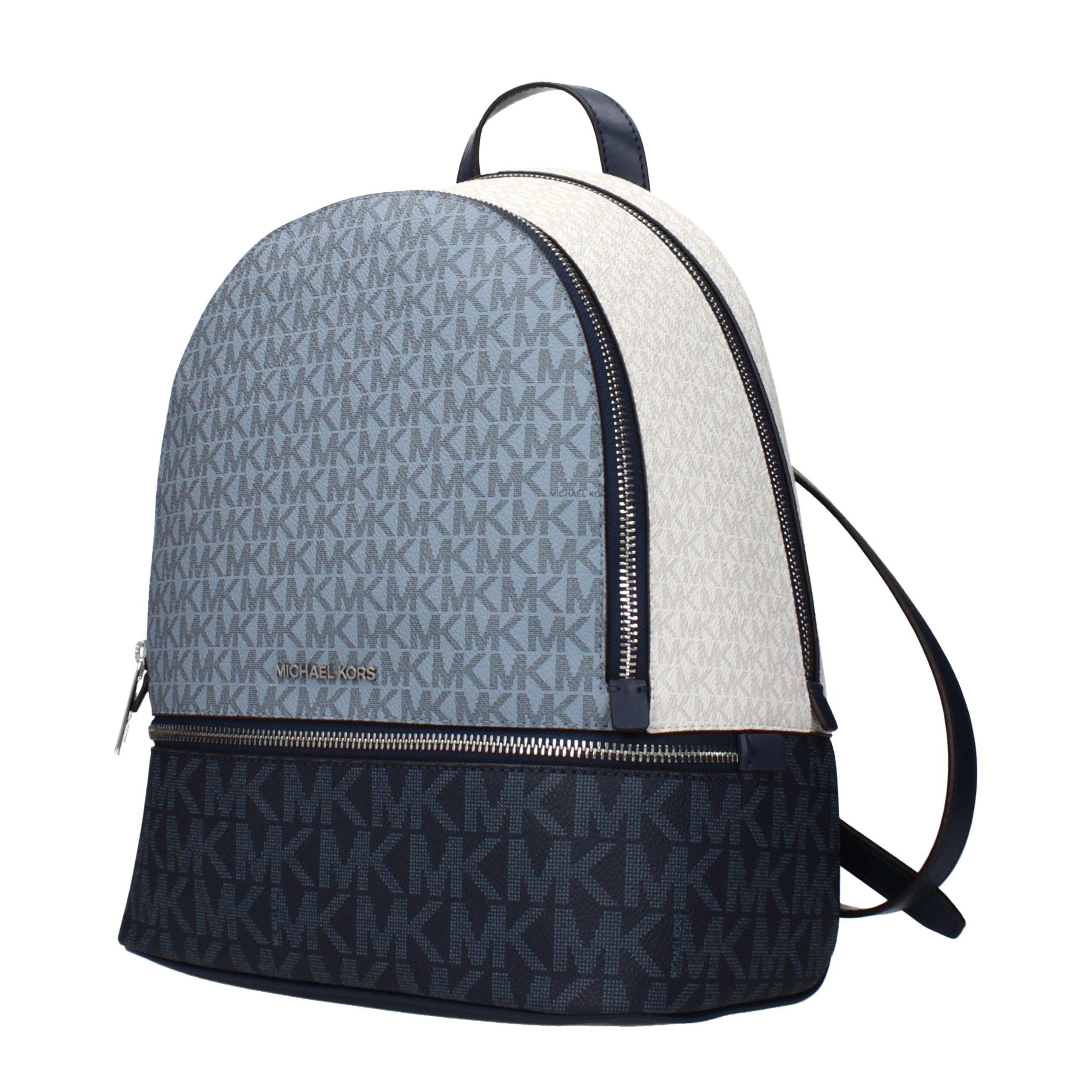 Michael Kors Blue Fabric Backpack Michael Kors