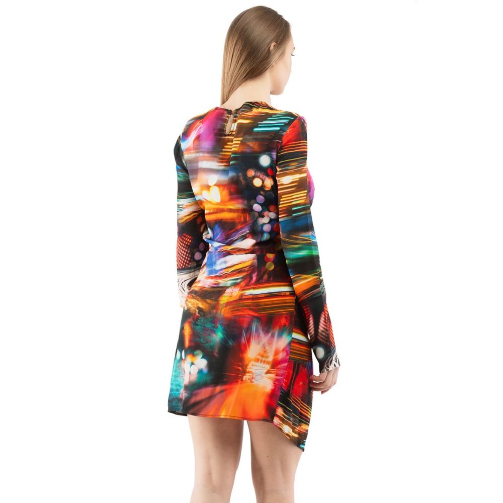 Moschino Multicolor Viscose Casual Dress Moschino