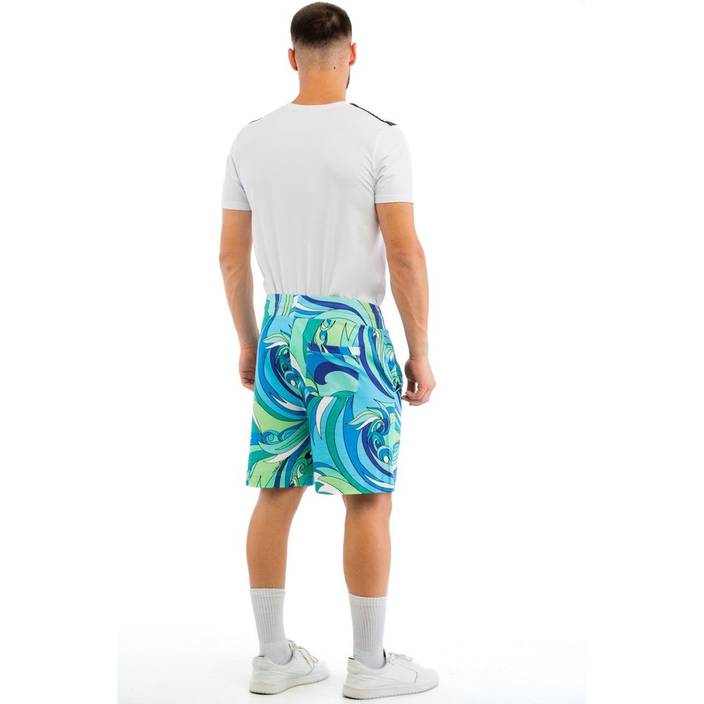 Moschino Multicolor Cotton Bermuda Shorts Moschino