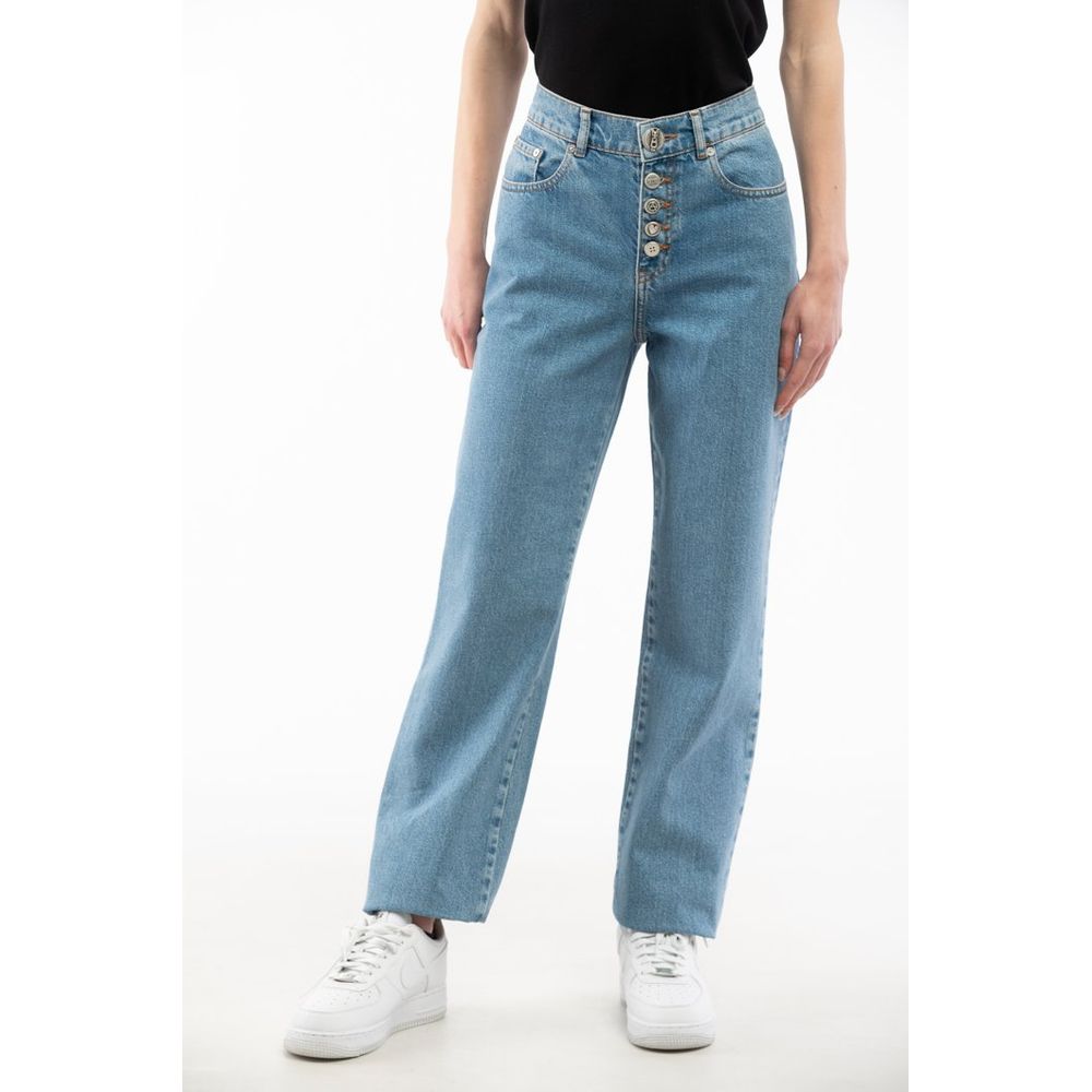 Moschino Multicolor Cotton Jeans Denim Moschino