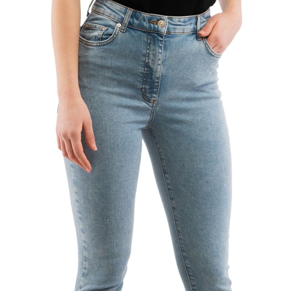 Moschino Multicolor Cotton Skinny Jeans Moschino