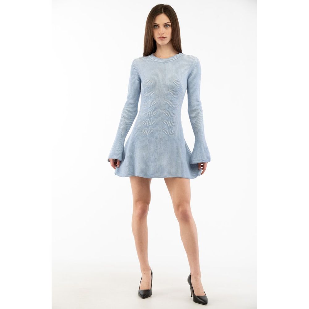 Moschino Multicolor Wool Casual Dress Moschino
