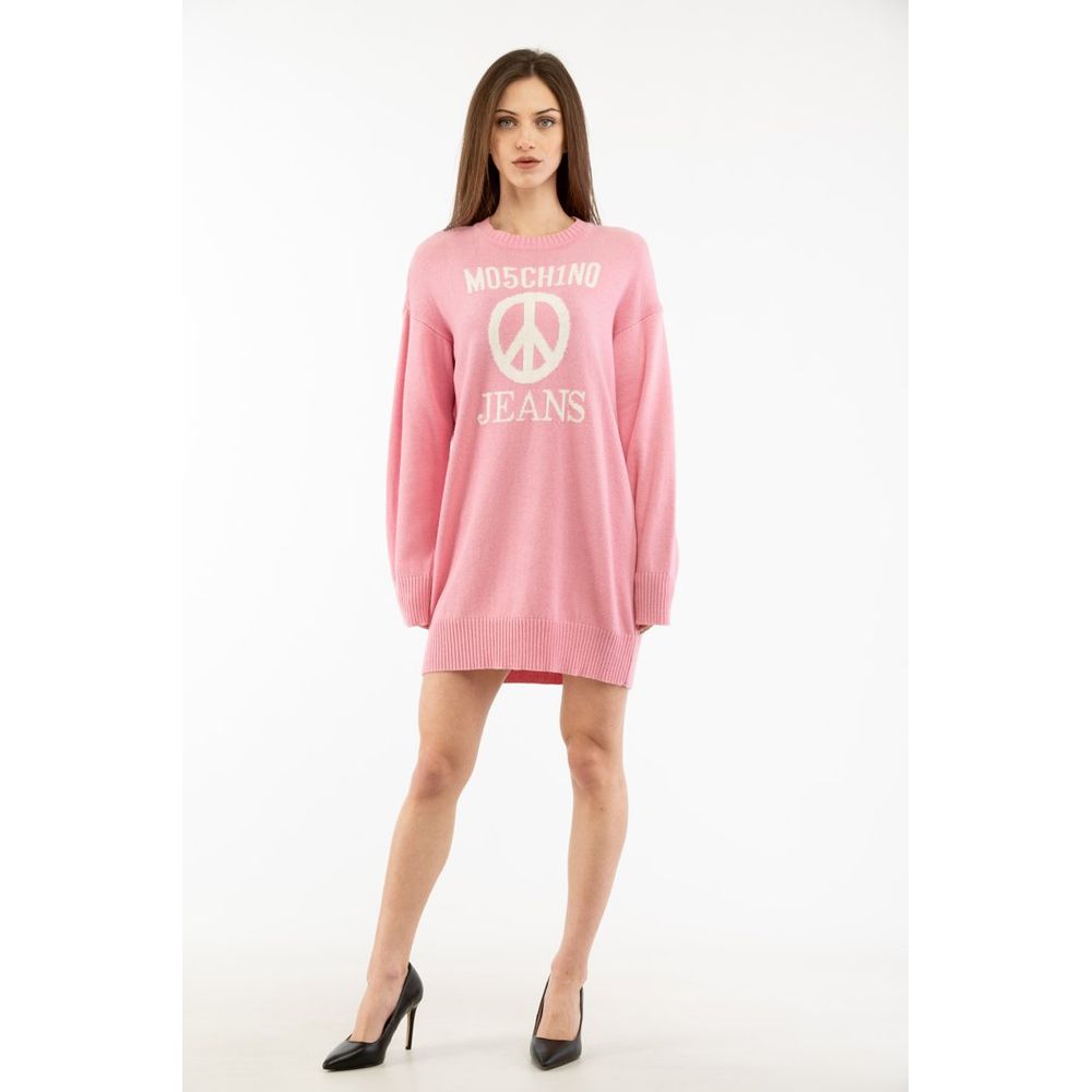Moschino Multicolor Polyamide Casual Dress Moschino