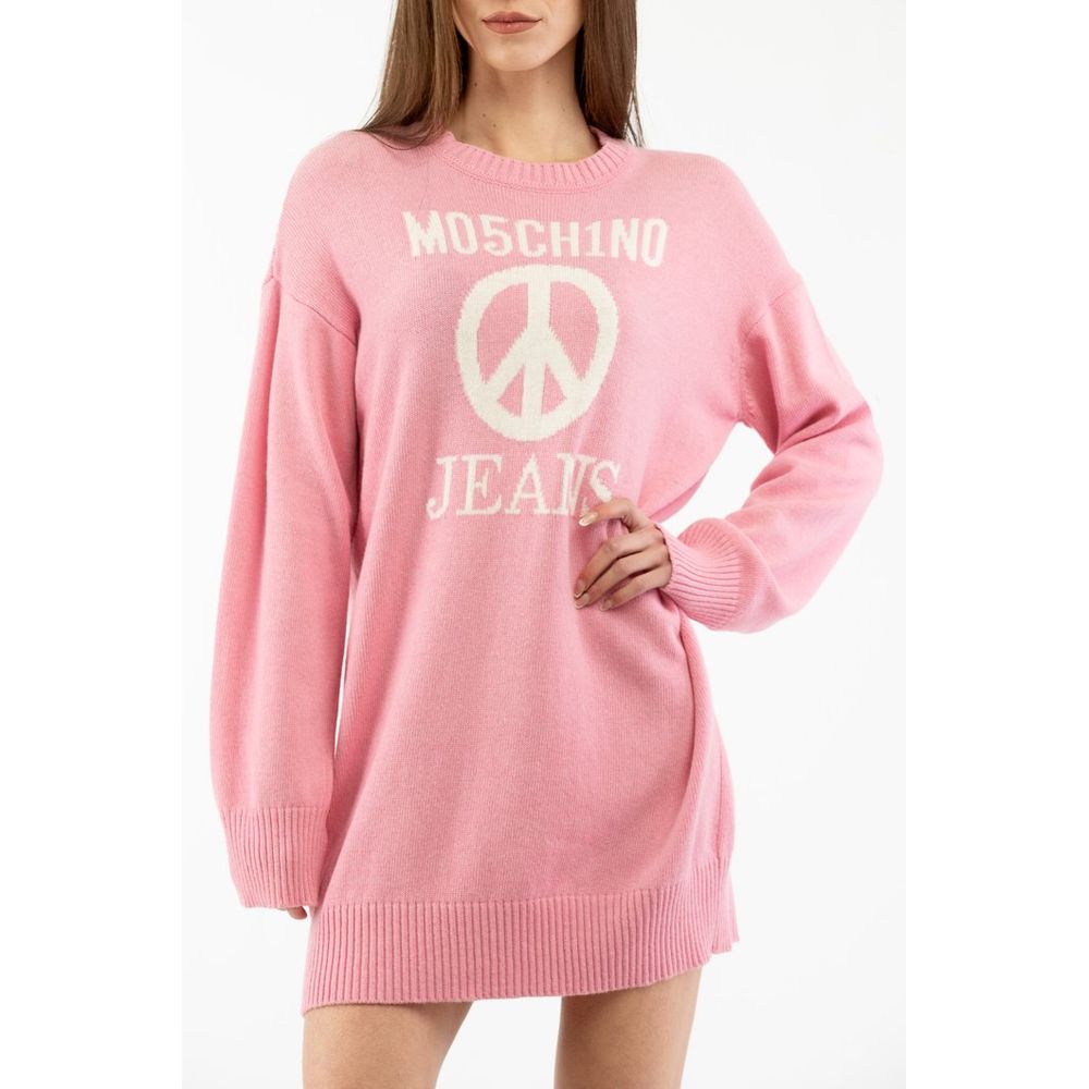 Moschino Multicolor Polyamide Casual Dress Moschino