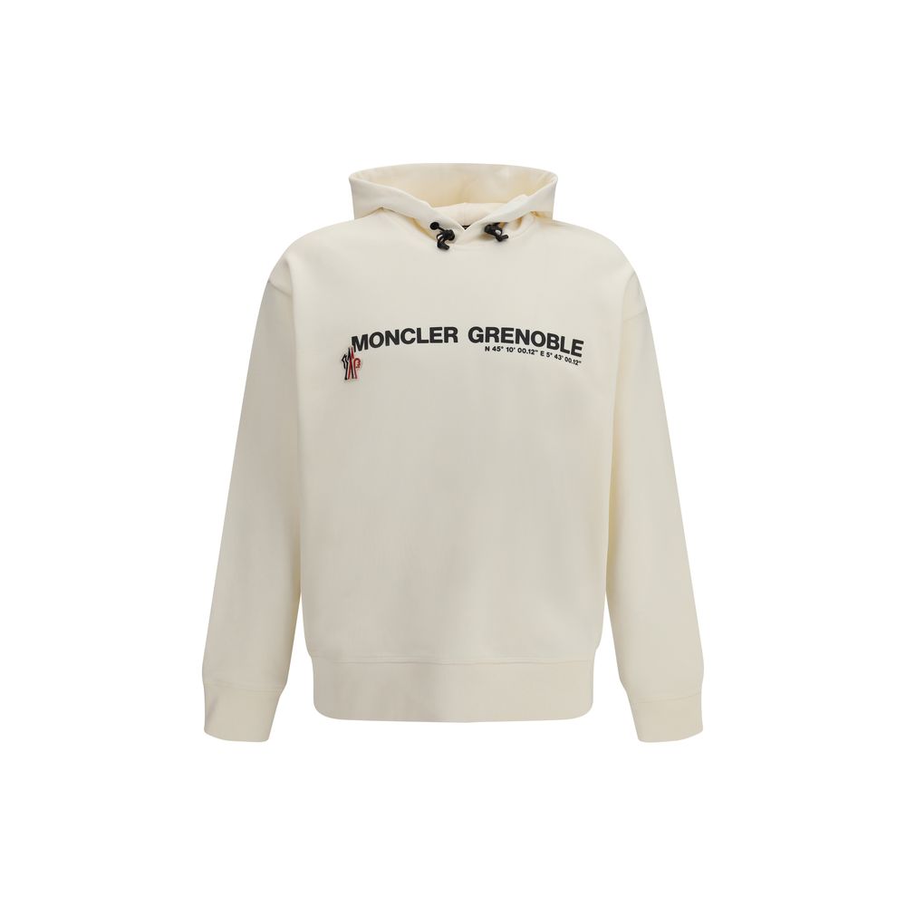 Moncler Grenoble Beige Cotton Sweatshirt Moncler Grenoble