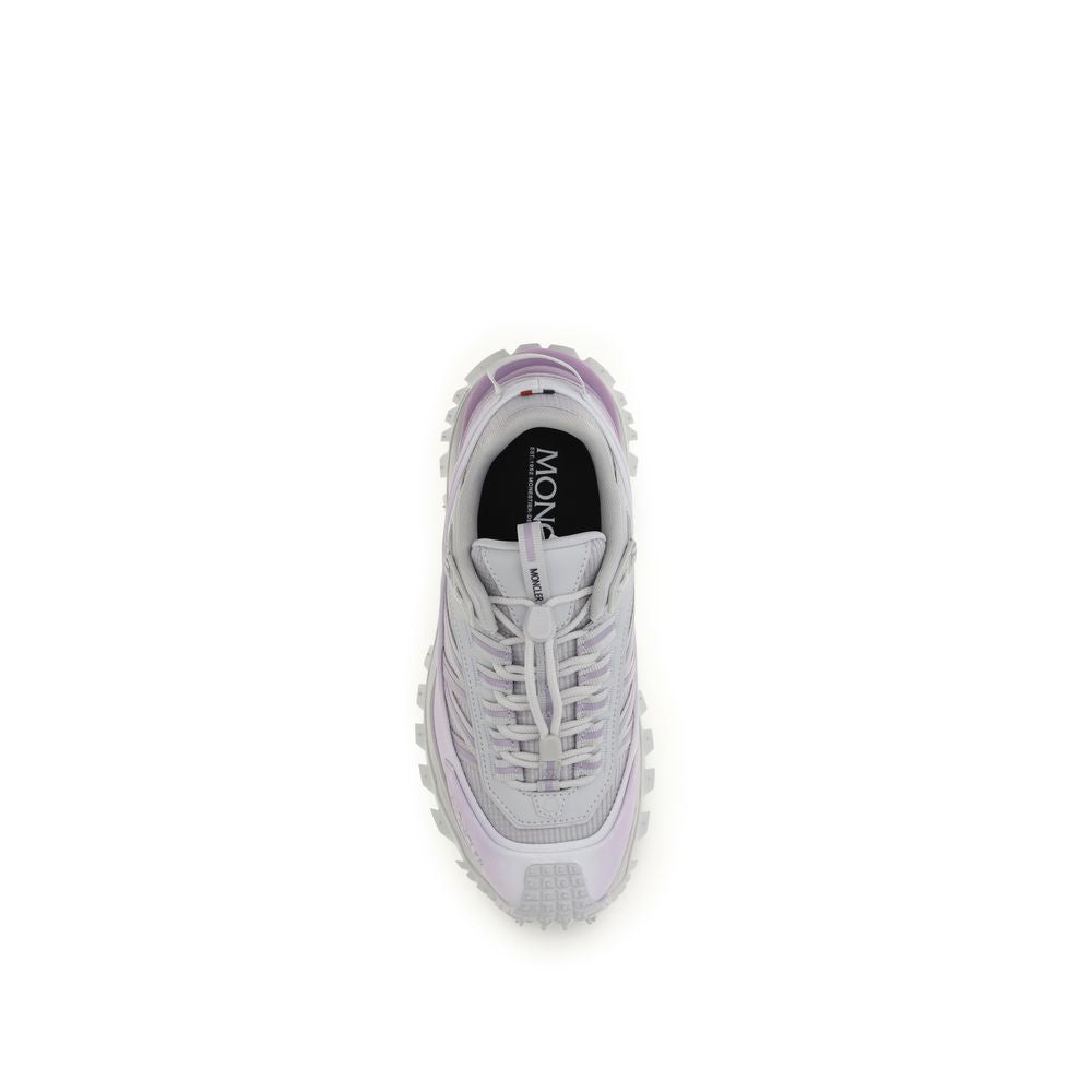 Moncler Purple Polyester Athletic Sneakers Moncler