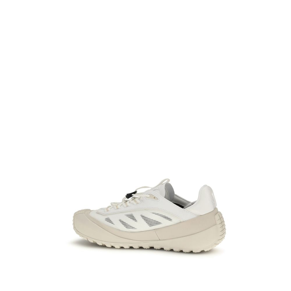 Moncler White Polyester Athletic Sneakers Moncler
