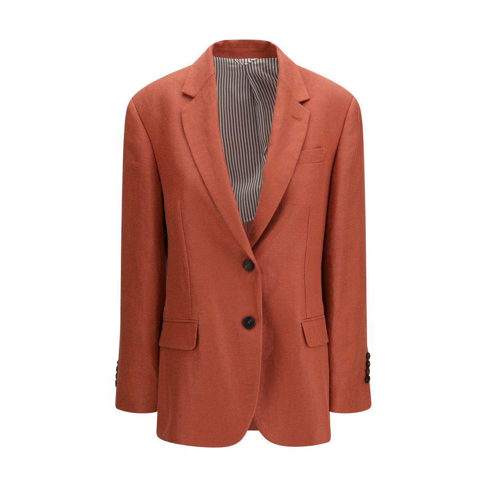 Brunello Cucinelli Multicolor Linen Blazer Brunello Cucinelli