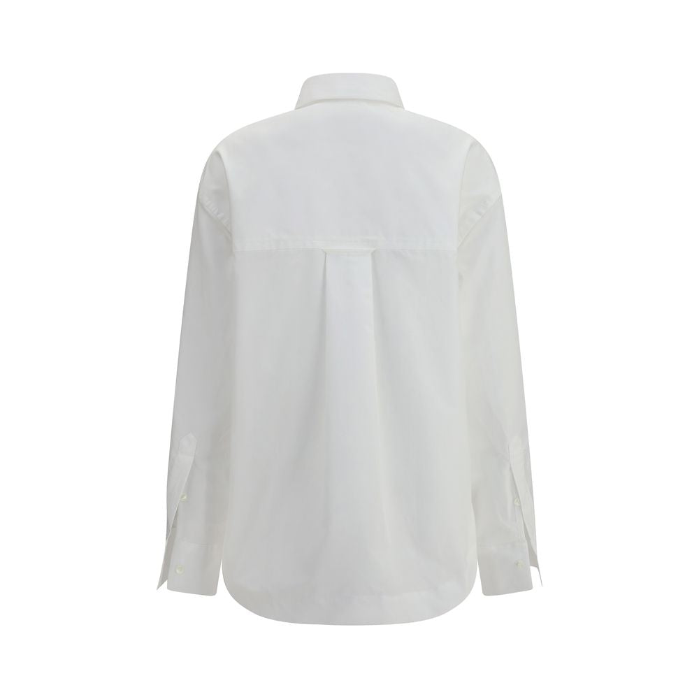 Ami Paris White Cotton Dress Shirt Ami Paris