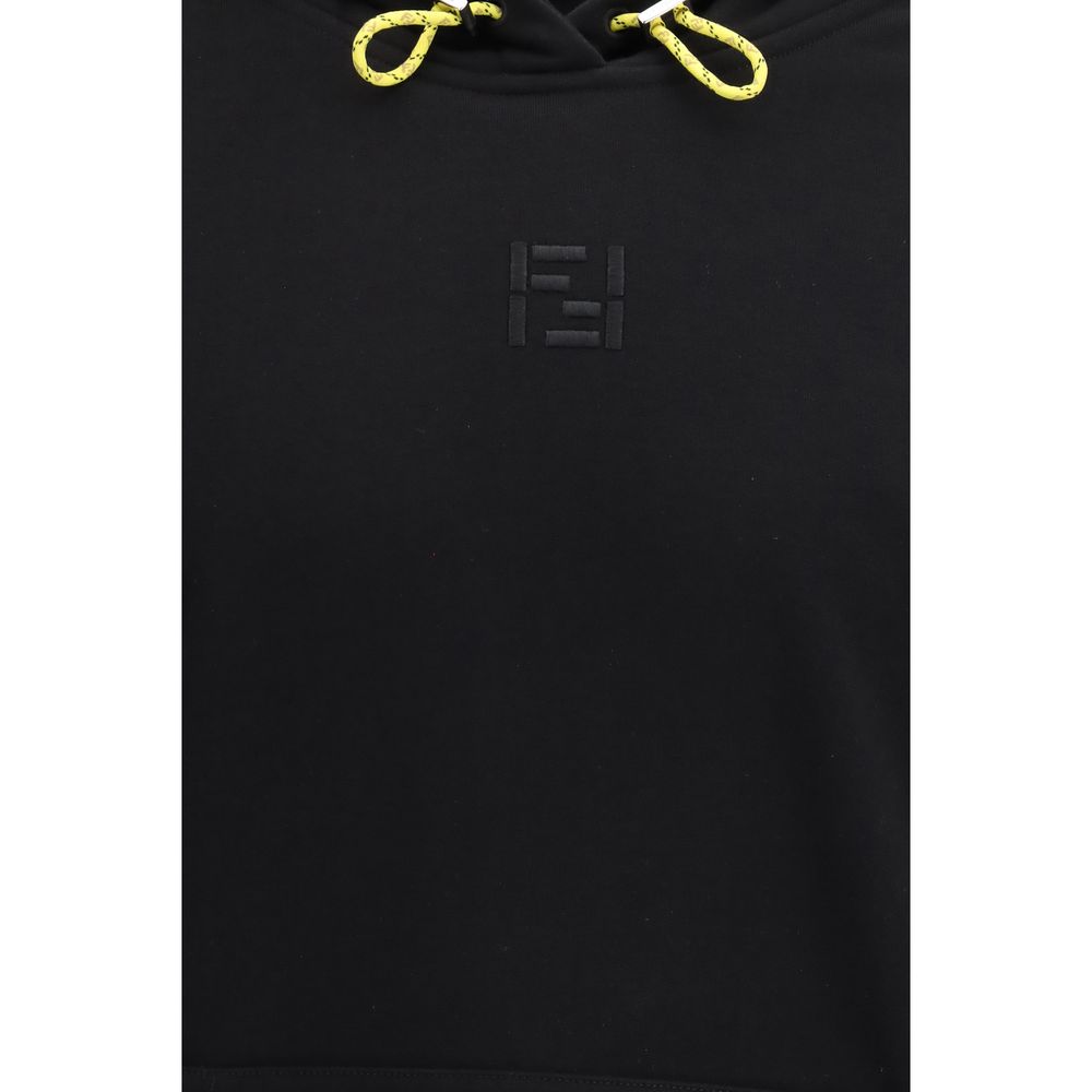 Fendi Black Cotton Sweatshirt Fendi
