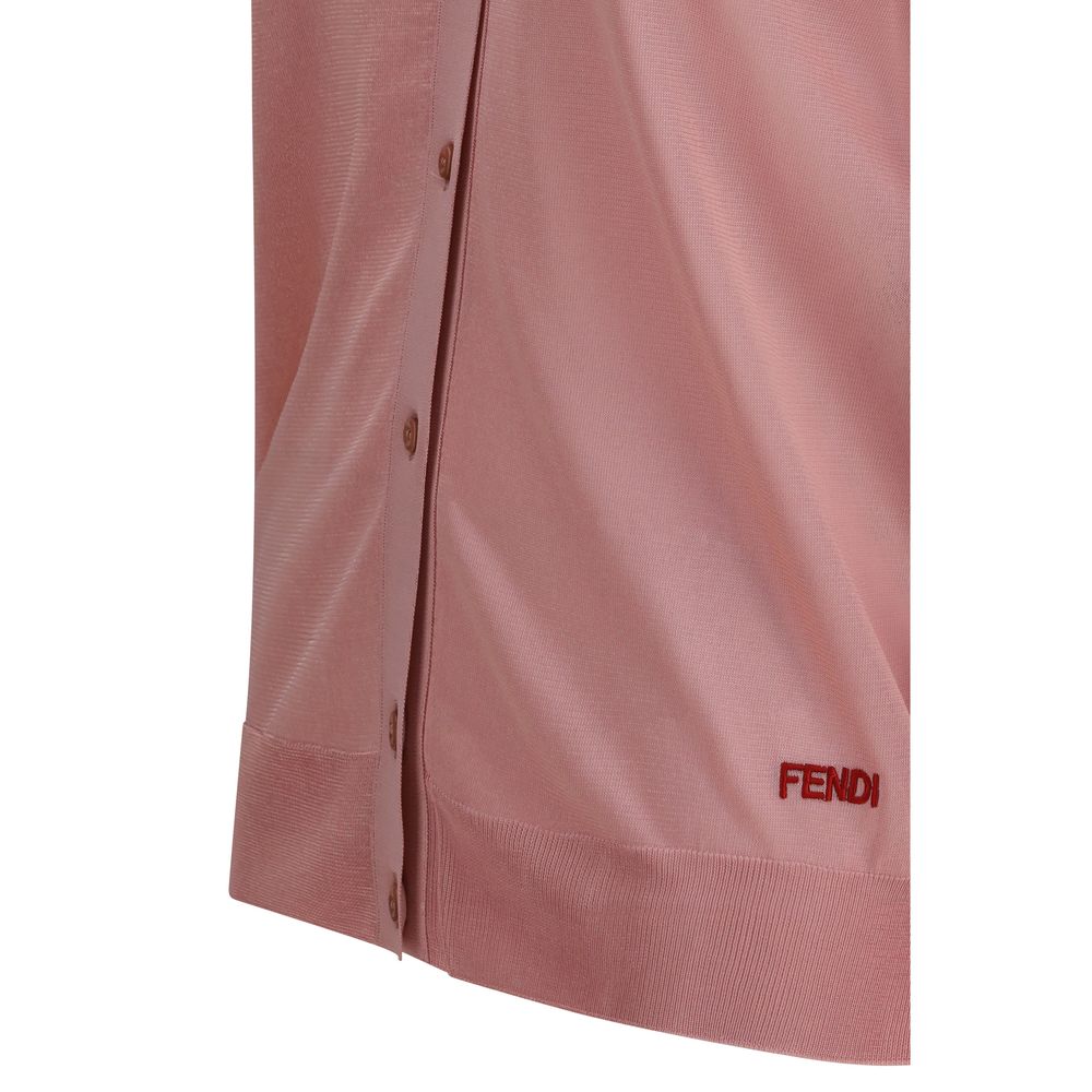 Fendi Multicolor Viscose Cardigan Fendi