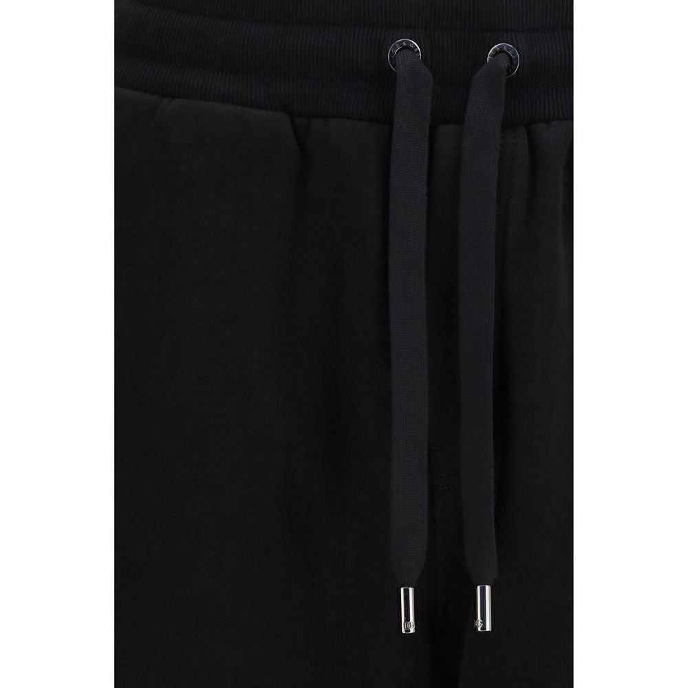 Dolce & Gabbana Black Cotton Casual Pants Dolce & Gabbana