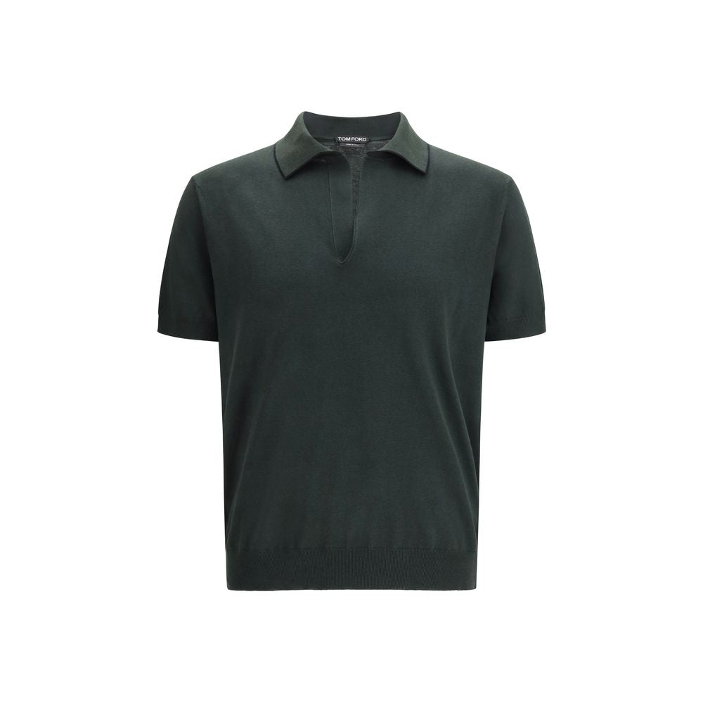 Tom Ford Bicolor Cotton Polo Shirt Tom Ford
