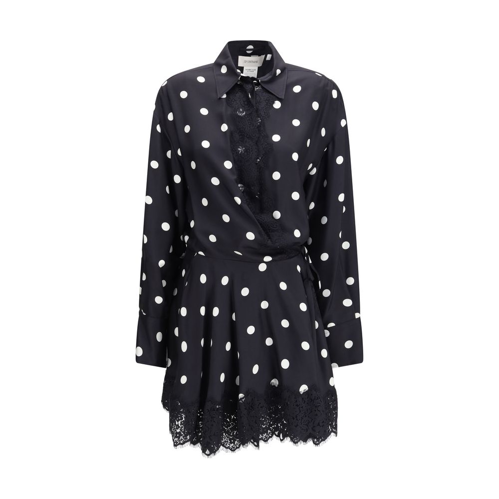 Max Mara Black Silk Casual Dress Max Mara