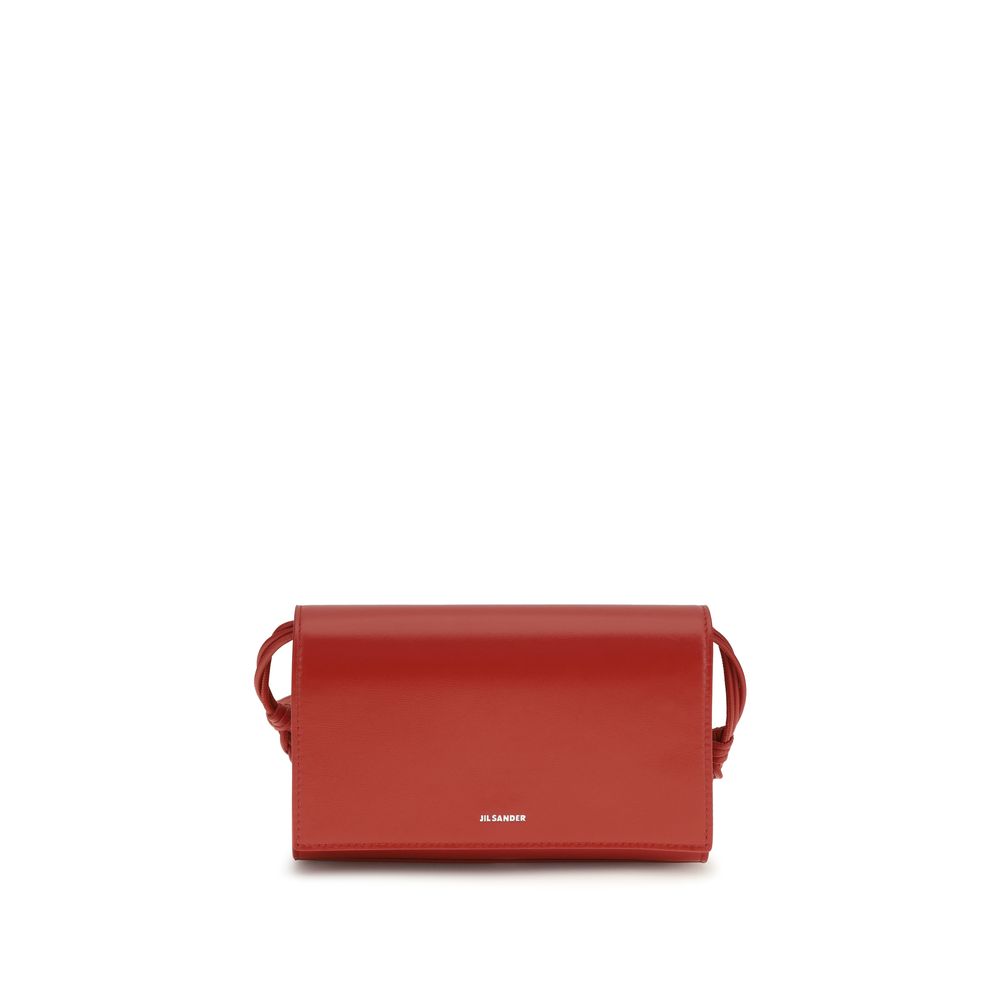 Jil Sander Black Calf Leather Bos Taurus Wallet Jil Sander