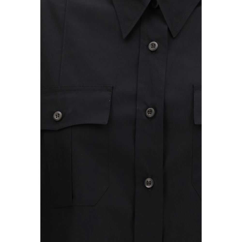 Prada Black Cotton Shortsleeve Shirt Prada