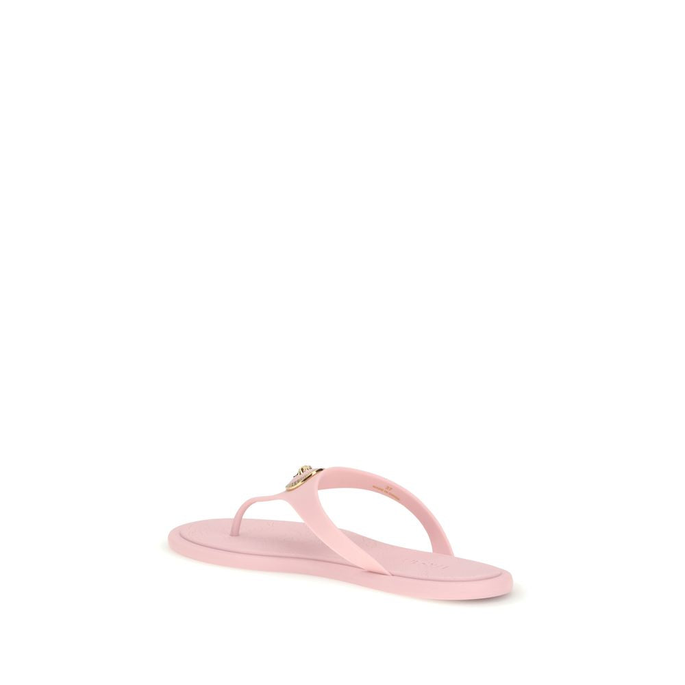 Versace Multicolor Rubber Flip-Flop Sandals Versace