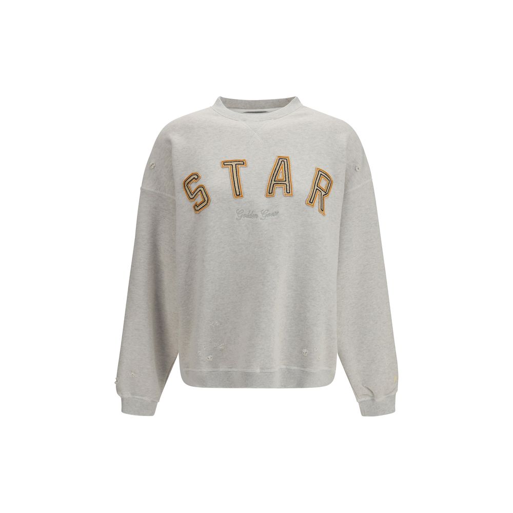 Golden Goose Gray Cotton Sweatshirt Golden Goose