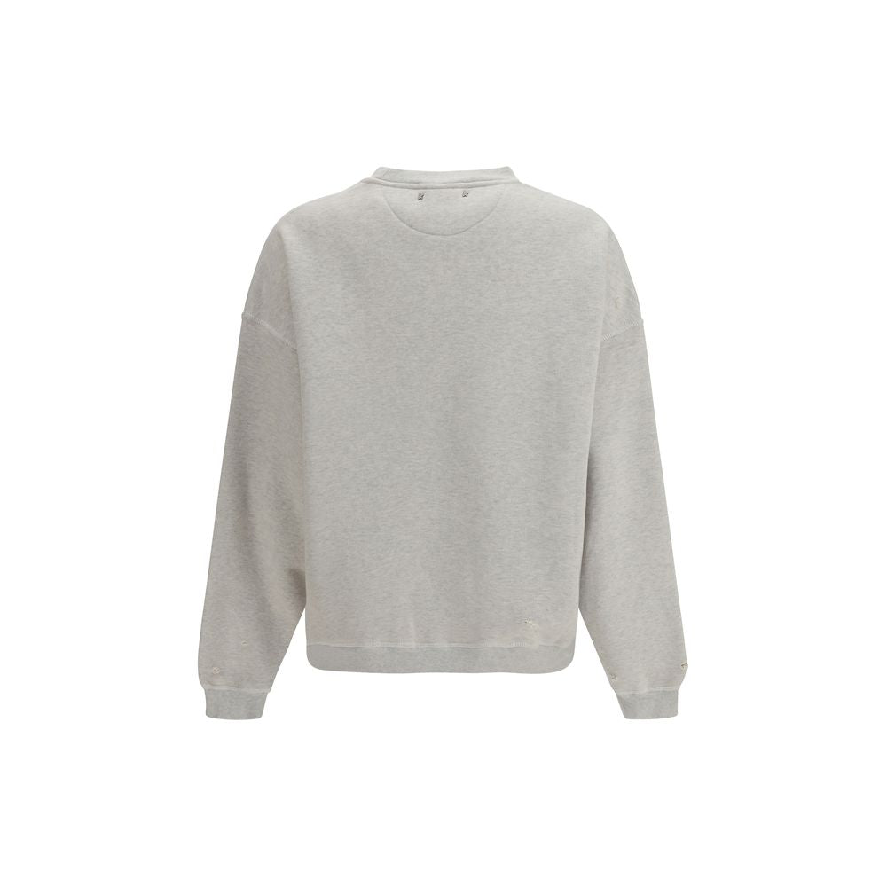 Golden Goose Gray Cotton Sweatshirt Golden Goose