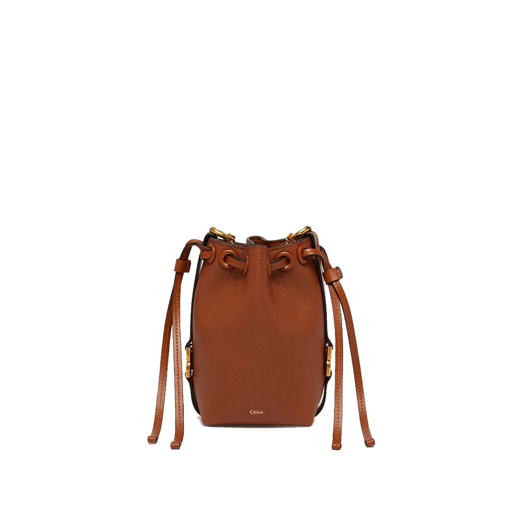 Chloé Brown Calfskin Backet Bag