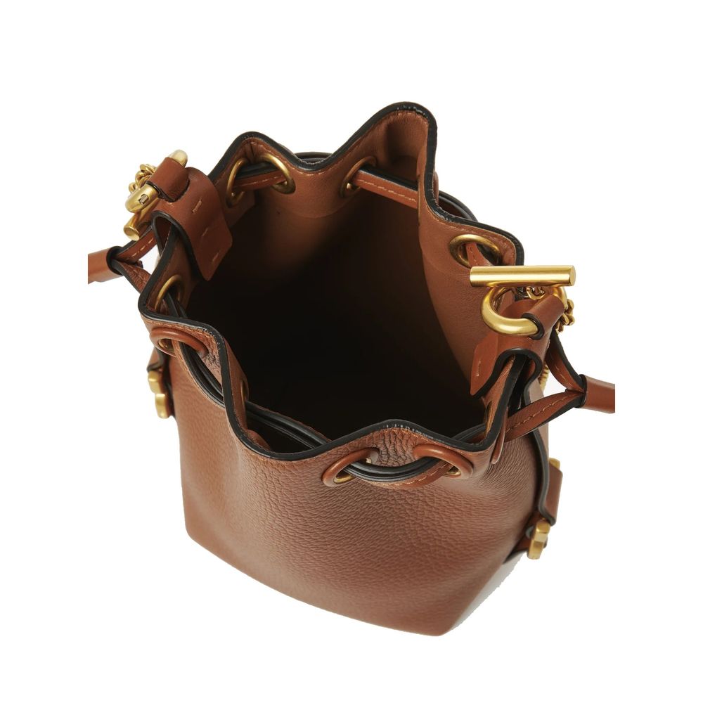Chloé Brown Calfskin Backet Bag Chloé