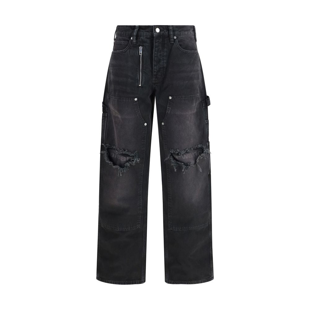 Alexander Wang Black Cotton Cargo Pants Alexander Wang