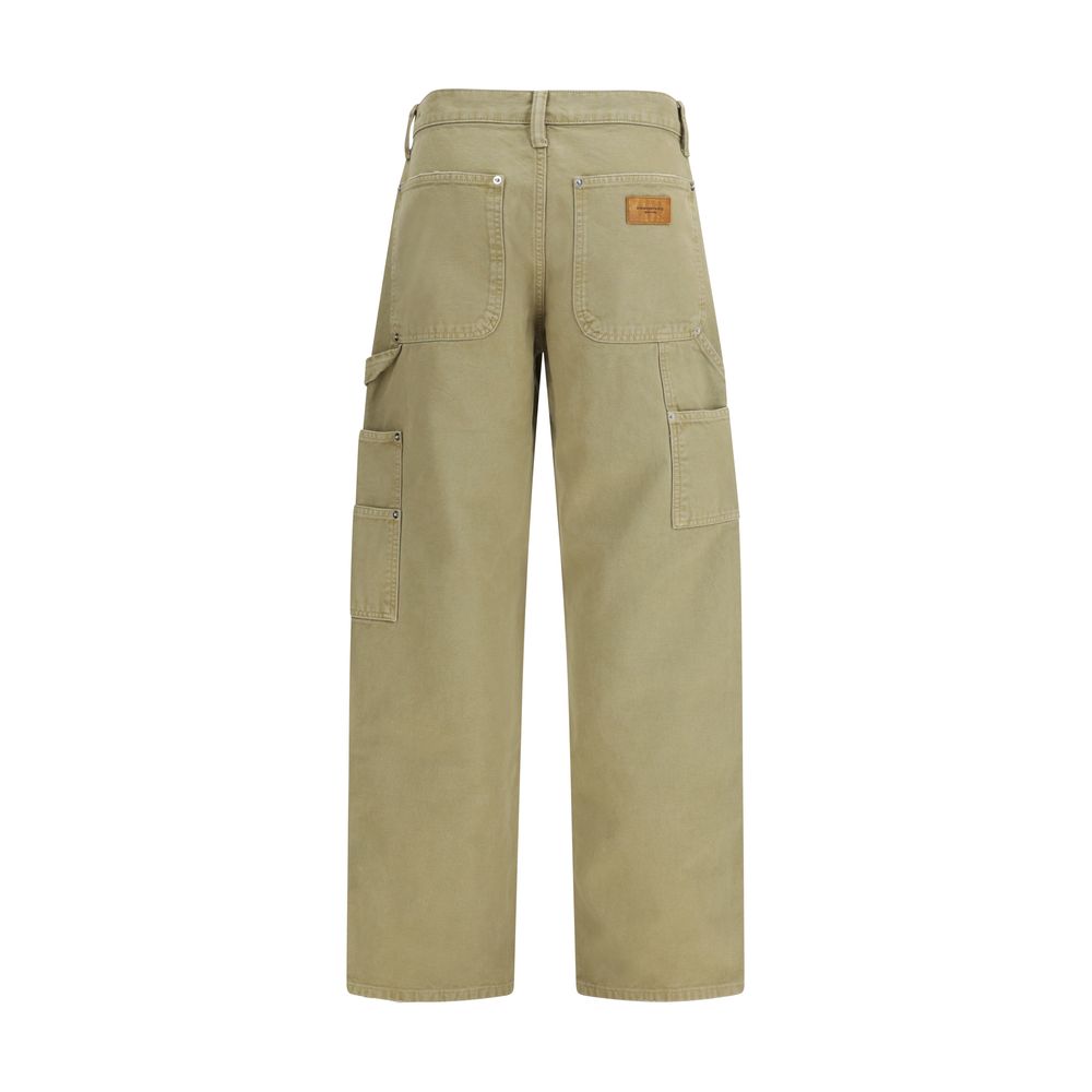 Alexander Wang Bicolor Cotton Cargo Pants Alexander Wang