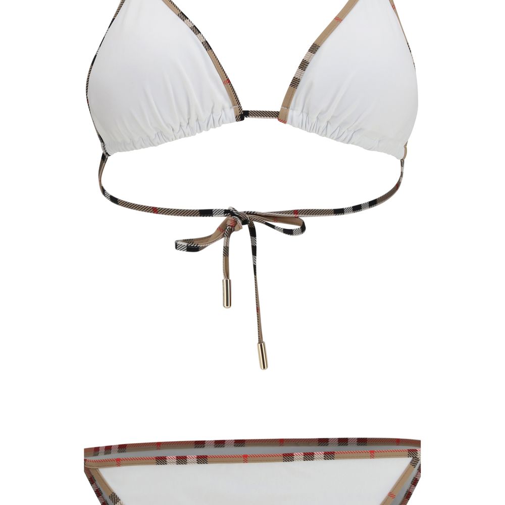 Burberry White Polyamide Bikini Burberry