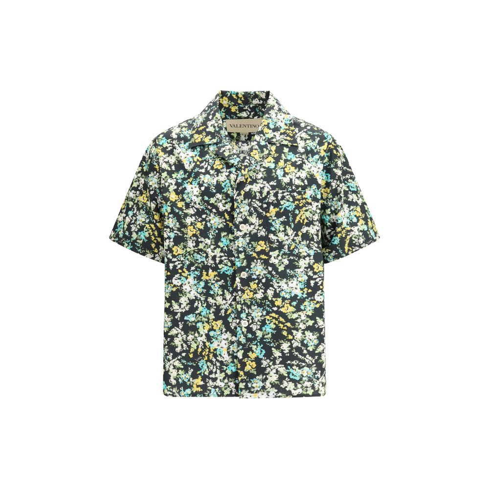 Valentino Multicolor Cotton Pattern Shirt Valentino