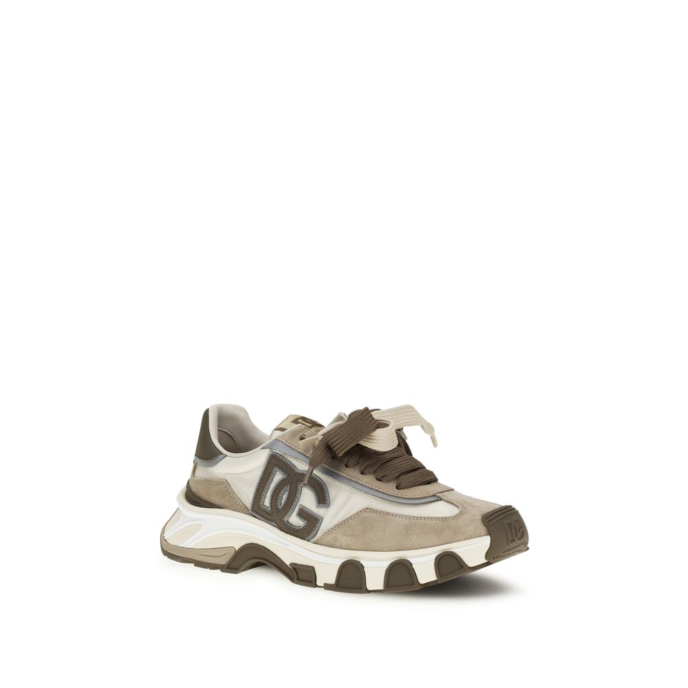 Dolce & Gabbana Multicolor Calf Leather Bos Taurus Athletic Sneakers Dolce & Gabbana