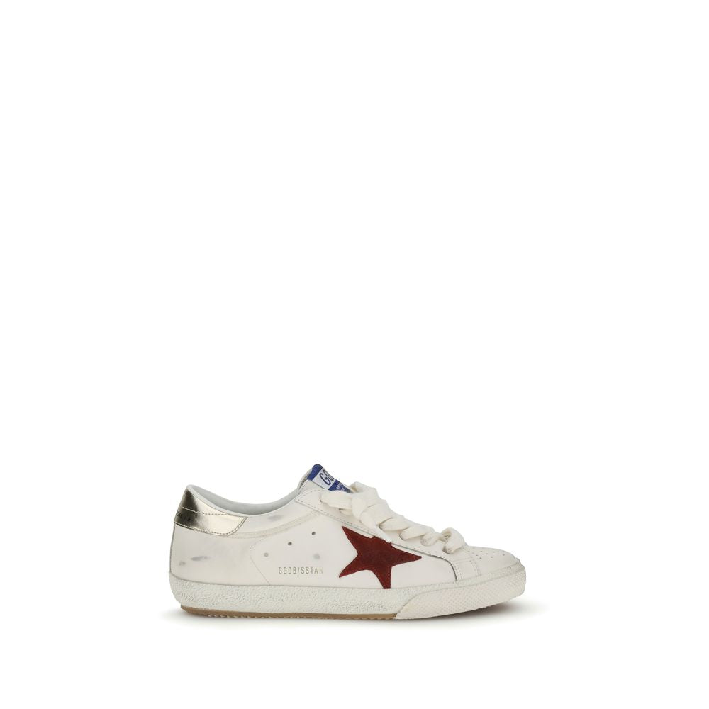 Golden Goose White Calf Leather Bos Taurus Low Top Sneakers Golden Goose