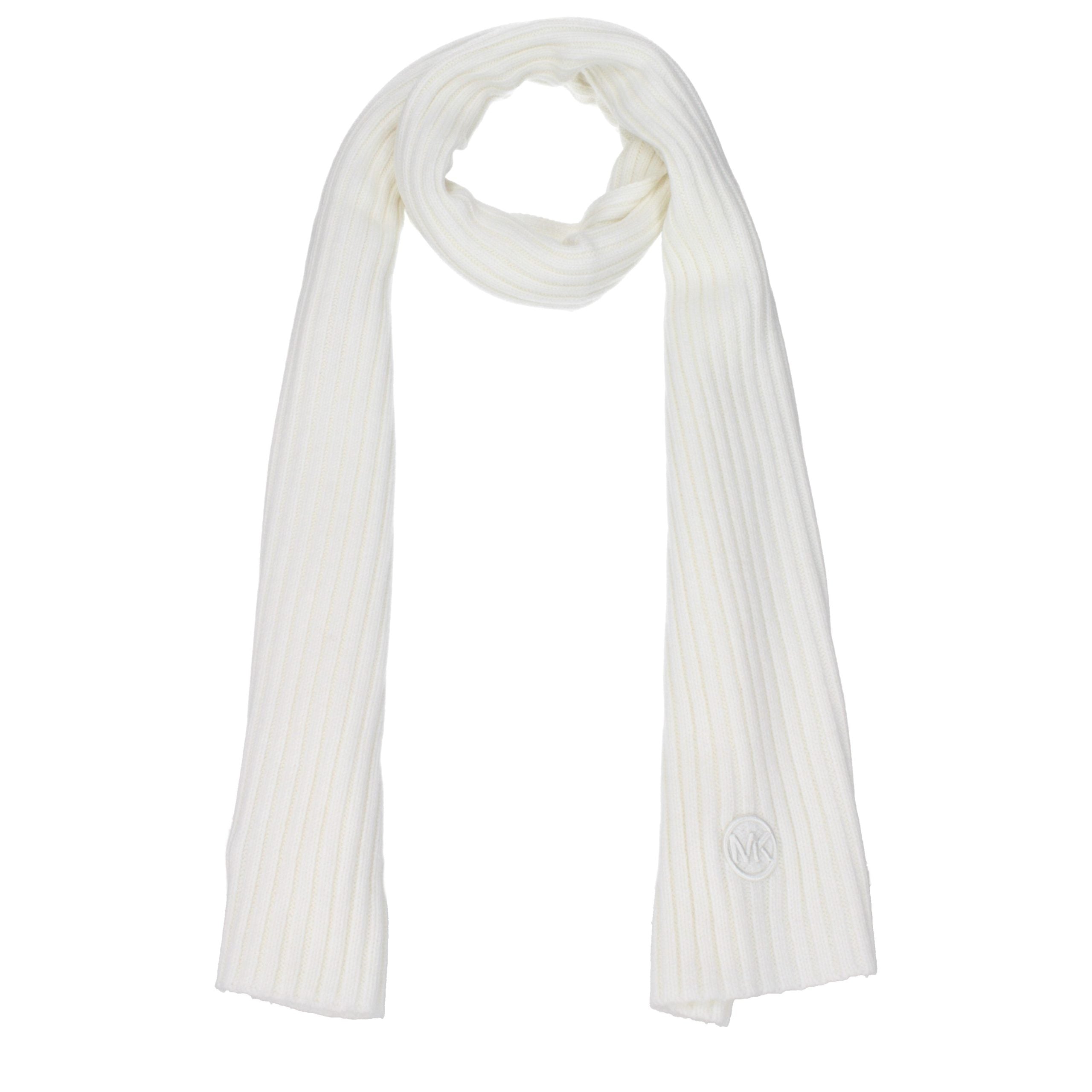 Michael Kors White Polyester Scarf Michael Kors