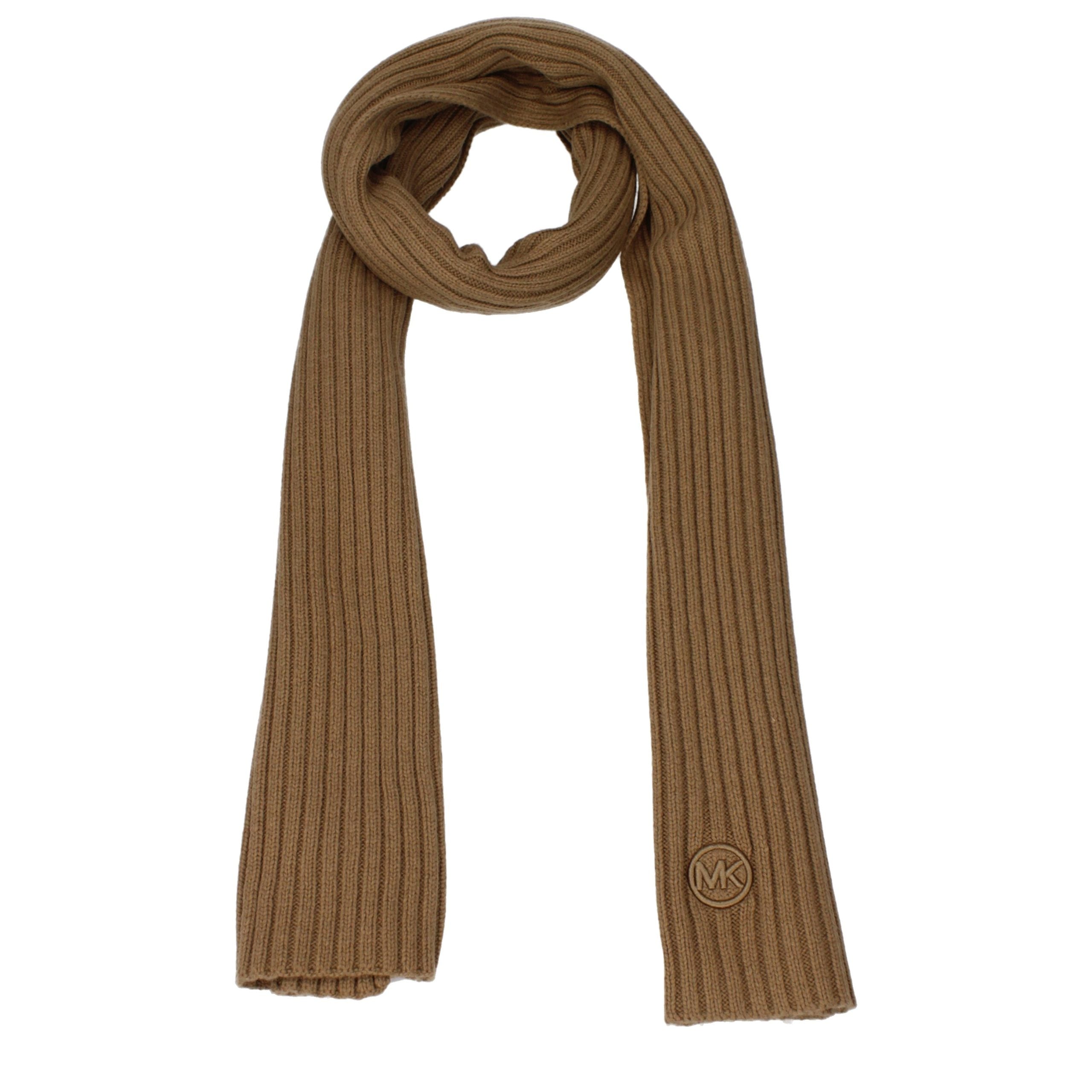 Michael Kors Brown Polyester Scarf Michael Kors
