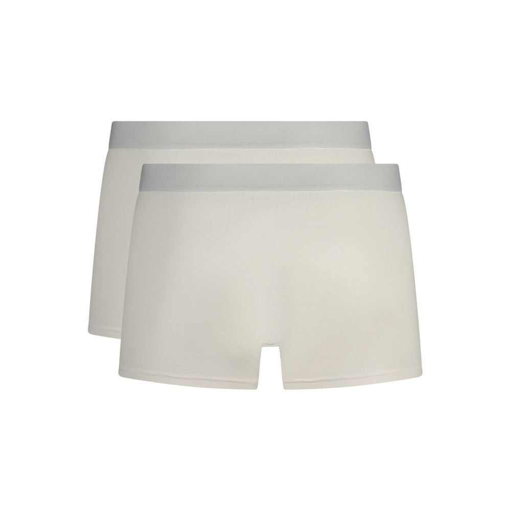 Trussardi Bianco Cotton Men Boxer Short Trussardi