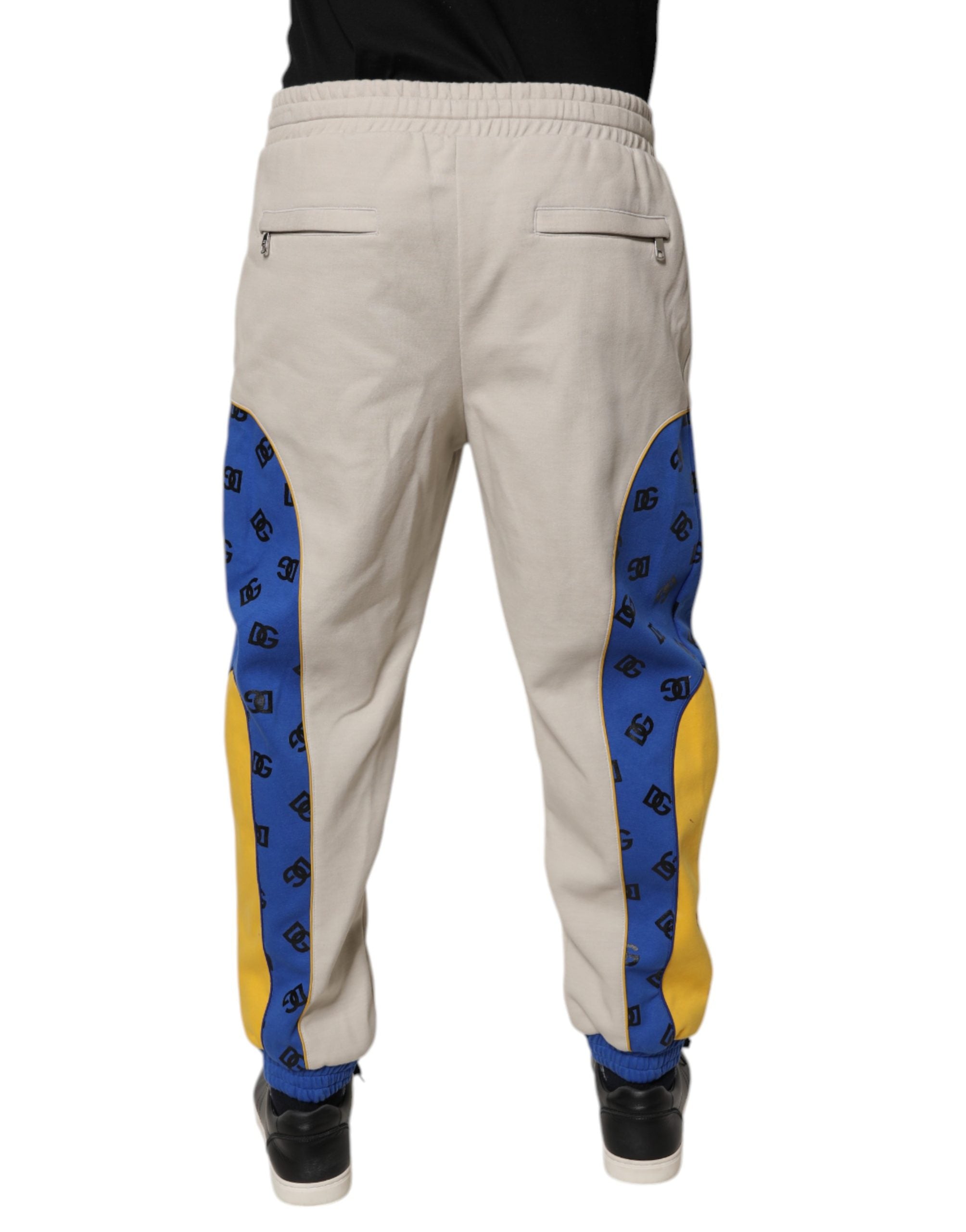 Dolce & Gabbana Multicolor Cotton DG Jogger Sweatpants Pants Dolce & Gabbana
