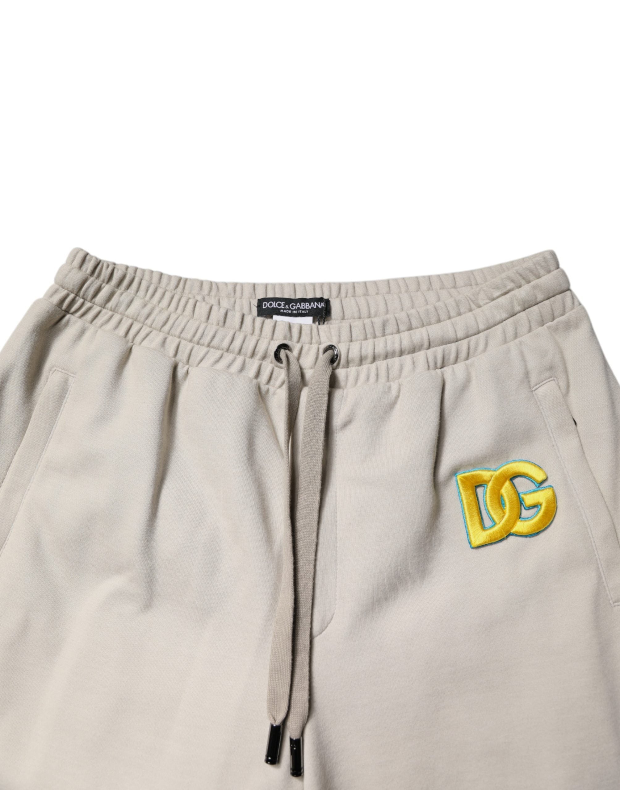 Dolce & Gabbana Multicolor Cotton DG Jogger Sweatpants Pants Dolce & Gabbana