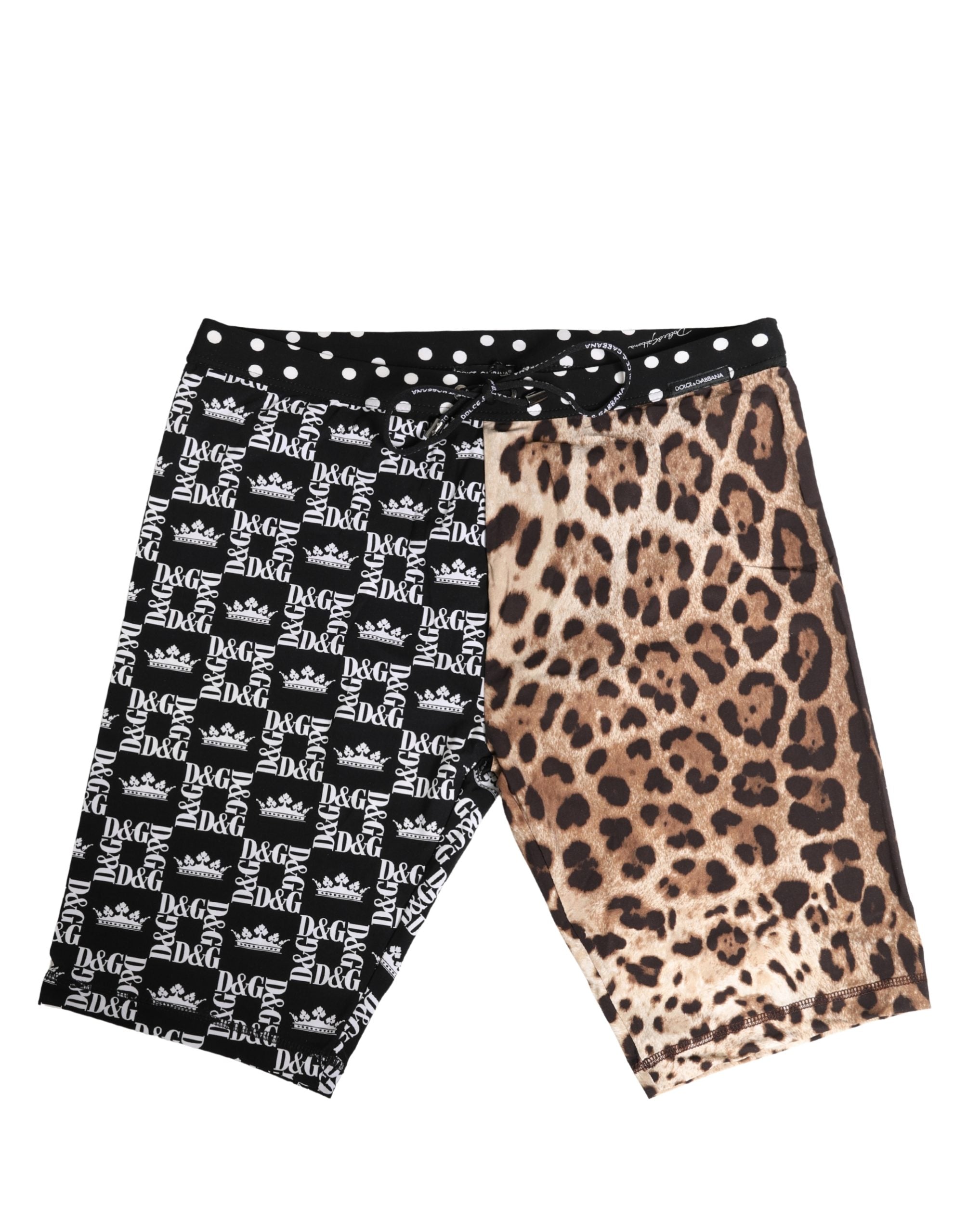 Dolce & Gabbana Multicolor Patterned Cycling Bike Shorts Underwear Dolce & Gabbana